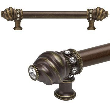 Carpe Diem Cache Smooth Pull with Clear Swarovski Crystalsimage