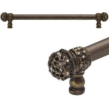 Carpe Diem Juliane Grace Smooth Crystal Pull - Small Finialimage