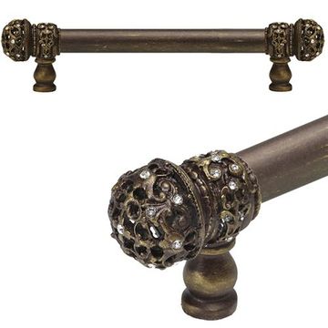 Carpe Diem Juliane Grace Smooth Crystal Pull - Small Finialimage