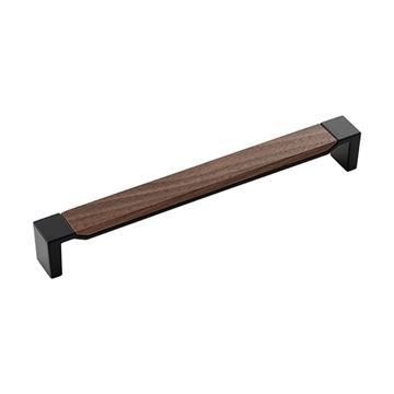 Belwith-Keeler Fuse Walnut & Matte Black Pullimage