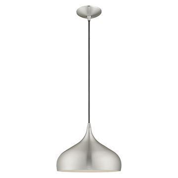 Livex Lighting 11 3/4 Inch Metal Shade Mini Pendantimage