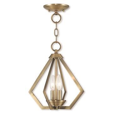 Livex Lighting Prism 11 1/4 Inch Mini Chandelier/Semi Flush Lightimage