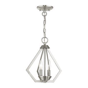 Livex Lighting Prism 11 1/4 Inch Mini Chandelier/Semi Flush Lightimage
