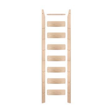 Quiet Glide Pre-Finished 16 Inch Unassembled Library Ladderimage