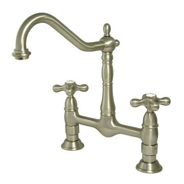Restorers Heritage 8 Inch Deck Mount Kitchen Faucetimage
