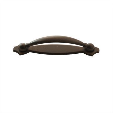 Marella Art Deco Arch Cabinet Pull with Backplateimage