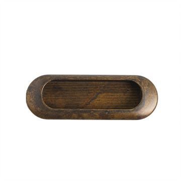Marella Art Deco Oval Recessed Cabinet Pullimage
