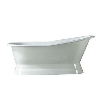 Barclay Lyndsey Cast Iron Slipper Pedestal Bath Tubimage