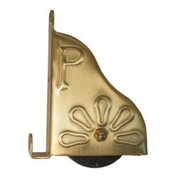 Putnam Library Ladder Raised Design Lower Wheel Assemblyimage