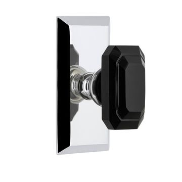 Grandeur Fifth Avenue Concealed Screw Interior Set - Baguette Blackimage