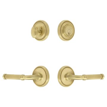 Grandeur Soleil Concealed Screw Entry Set - Soleil Leverimage