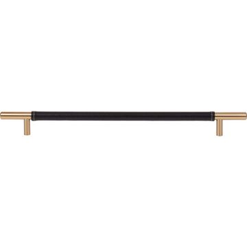 Atlas Homewares Zanzibar Black Leather Cabinet Pullimage