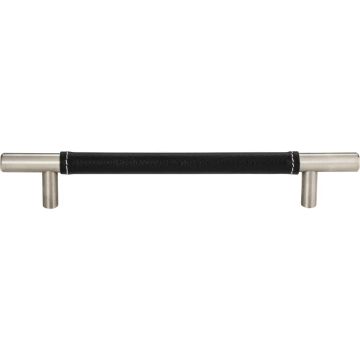 Atlas Homewares Zanzibar Black Leather Cabinet Pullimage