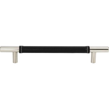 Atlas Homewares Zanzibar Black Leather Cabinet Pullimage