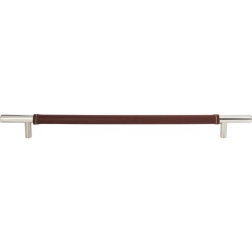Atlas Homewares Zanzibar Brown Leather Cabinet Pullimage