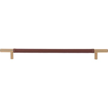 Atlas Homewares Zanzibar Brown Leather Cabinet Pullimage