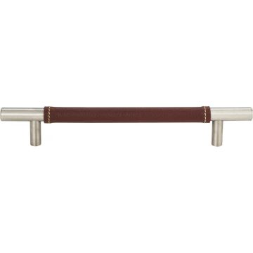 Atlas Homewares Zanzibar Brown Leather Cabinet Pullimage