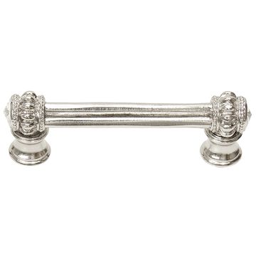 Carpe Diem Cache 3 Inch Flared Foot Pull & 2 Clear Swarovski Crystalsimage