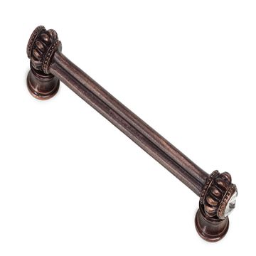 Carpe Diem Cache 3 Inch Flared Foot Pull & 2 Clear Swarovski Crystalsimage