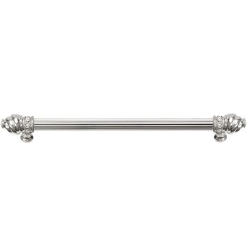 Carpe Diem Cache Reeded Pull with Clear Swarovski Crystalsimage
