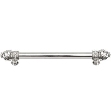 Carpe Diem Cache Smooth Pull with Clear Swarovski Crystalsimage