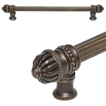 Carpe Diem Cricket Cage Reeded Pull - Large Finialimage