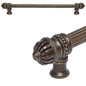 Carpe Diem Cricket Cage Reeded Pull - Large Finialimage