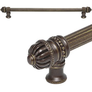 Carpe Diem Cricket Cage Reeded Pull - Large Finialimage