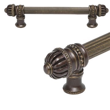 Carpe Diem Cricket Cage Reeded Pull - Large Finialimage