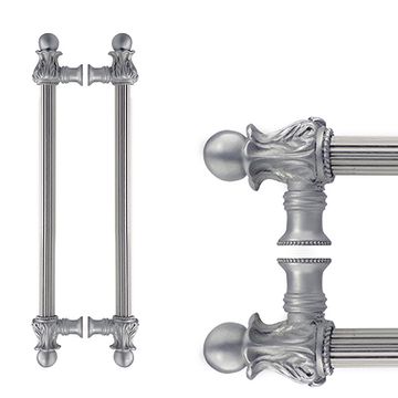 Carpe Diem Acanthus Chrysalis Reeded Back To Back Pull Handleimage
