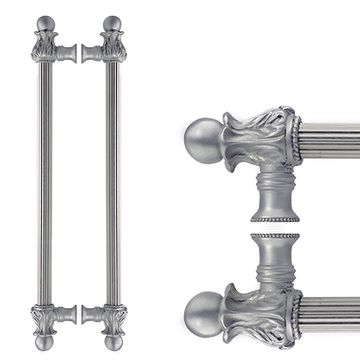 Carpe Diem Acanthus Chrysalis Reeded Back To Back Pull Handleimage