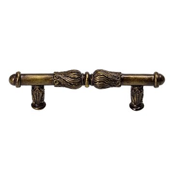 Carpe Diem Acanthus Feather Scroll Cabinet Pullimage