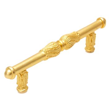 Carpe Diem Acanthus Feather Scroll Cabinet Pullimage