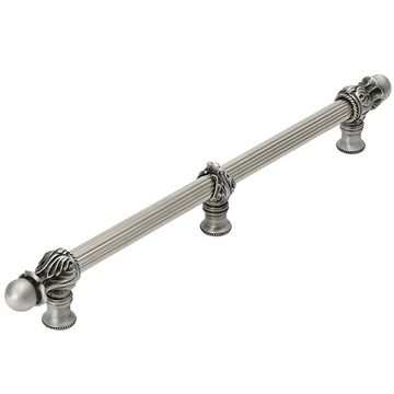 Carpe Diem Acanthus Romanesque Reeded Cabinet Pull - Center Braceimage