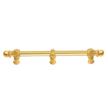 Carpe Diem Acanthus Romanesque Smooth Cabinet Pull - Center Braceimage