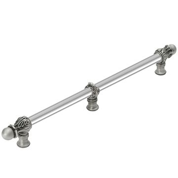 Carpe Diem Acanthus Romanesque Smooth Cabinet Pull - Center Braceimage