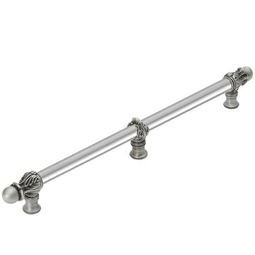 Carpe Diem Acanthus Romanesque Smooth Cabinet Pull - Center Braceimage