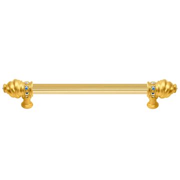 Carpe Diem Cache Reeded Pull with Aurore Boreale Swarovski Crystalsimage