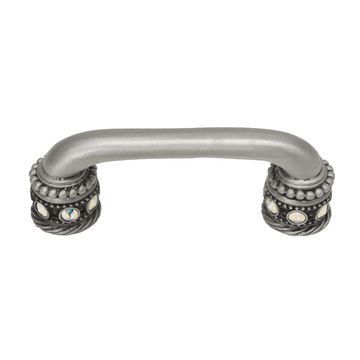 Carpe Diem Cache Smooth Cabinet Pull - Aurore Boreale Swarovskiimage