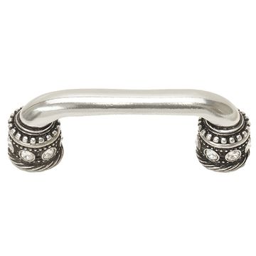 Carpe Diem Cache Smooth Cabinet Pull - Clear Swarovskiimage
