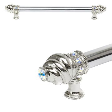 Carpe Diem Cache Smooth Pull with Aurore Boreale Swarovski Crystalsimage