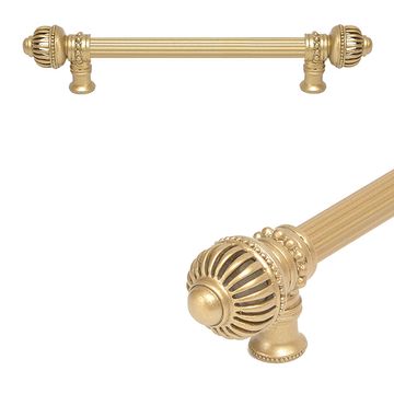 Carpe Diem Cricket Cage Large Finial Reeded Center Pullimage