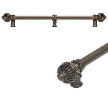 Carpe Diem Cricket Cage Large Finial Smooth Center Pull with Braceimage