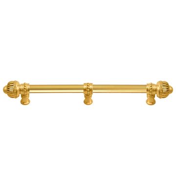 Carpe Diem Cricket Cage Large Finial Smooth Center Pull with Braceimage