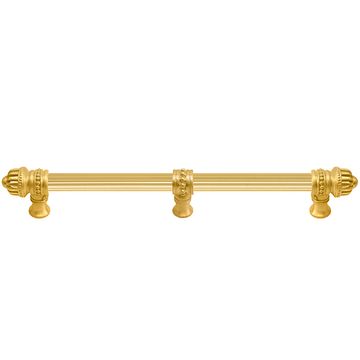 Carpe Diem Cricket Cage Small Finial Reeded Center Pull with Braceimage