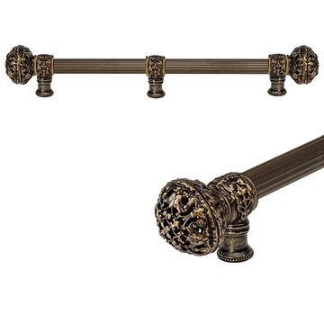 Carpe Diem Juliane Grace Large Finial Reed Pull with Center Braceimage