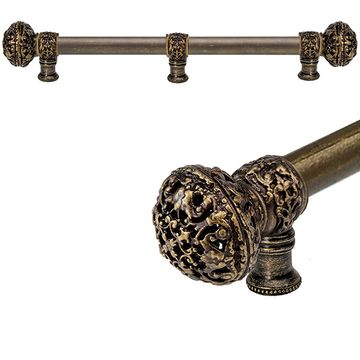 Carpe Diem Juliane Grace Large Finial Smooth Pull with Center Braceimage