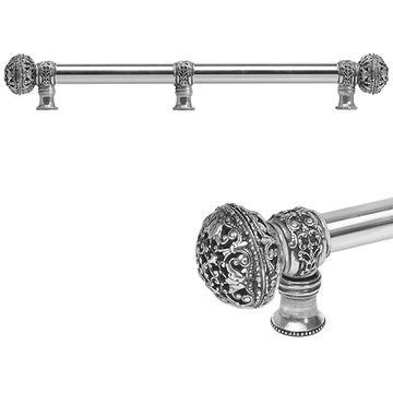 Carpe Diem Juliane Grace Large Finial Smooth Pull with Center Braceimage