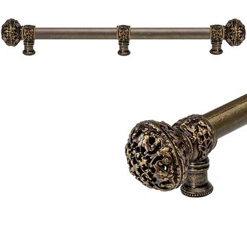 Carpe Diem Juliane Grace Large Finial Smooth Pull with Center Braceimage