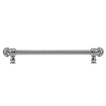 Carpe Diem Juliane Grace Reeded Aurore Crystal Pull - Small Finialimage